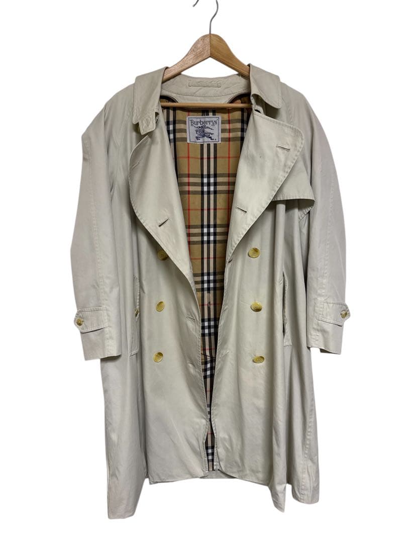 即日発送☆バーバリー　トレンチコート　L ハニー　ベージュ Burberry