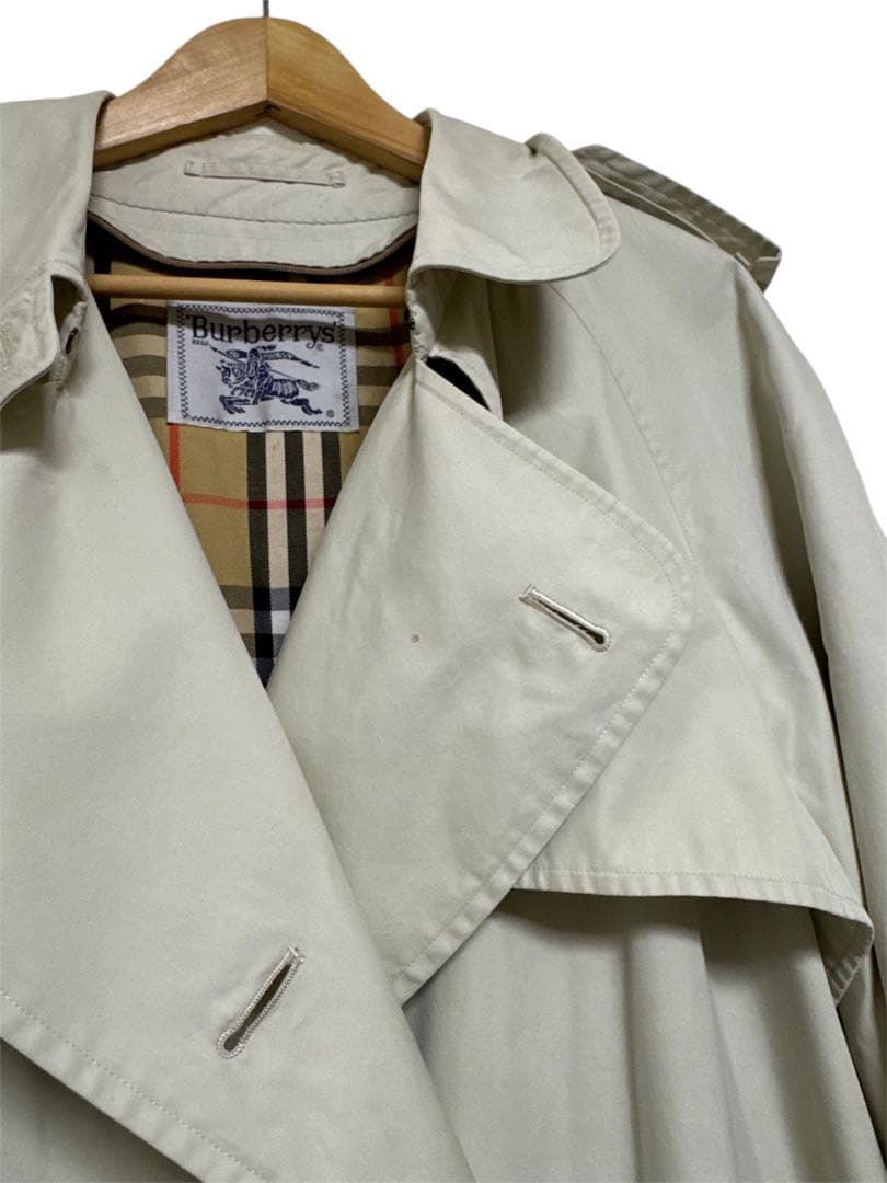 即日発送☆バーバリー　トレンチコート　L ハニー　ベージュ Burberry