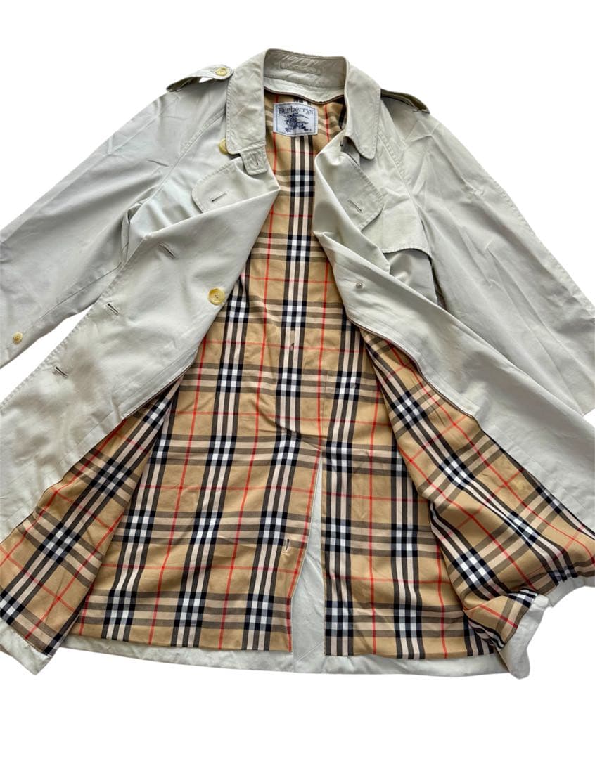即日発送☆バーバリー　トレンチコート　L ハニー　ベージュ Burberry