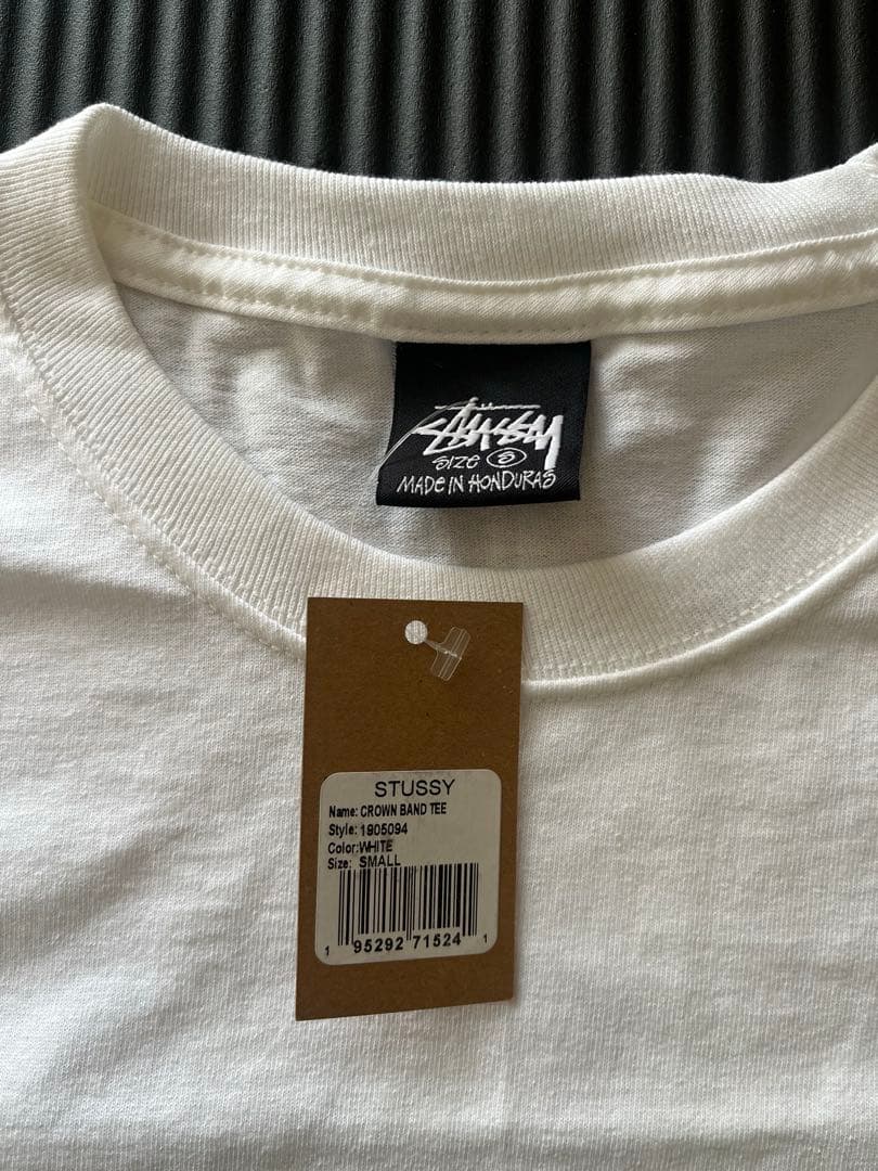 ※新品未使用品】STUSSY CROWN BAND TEE / WHITE