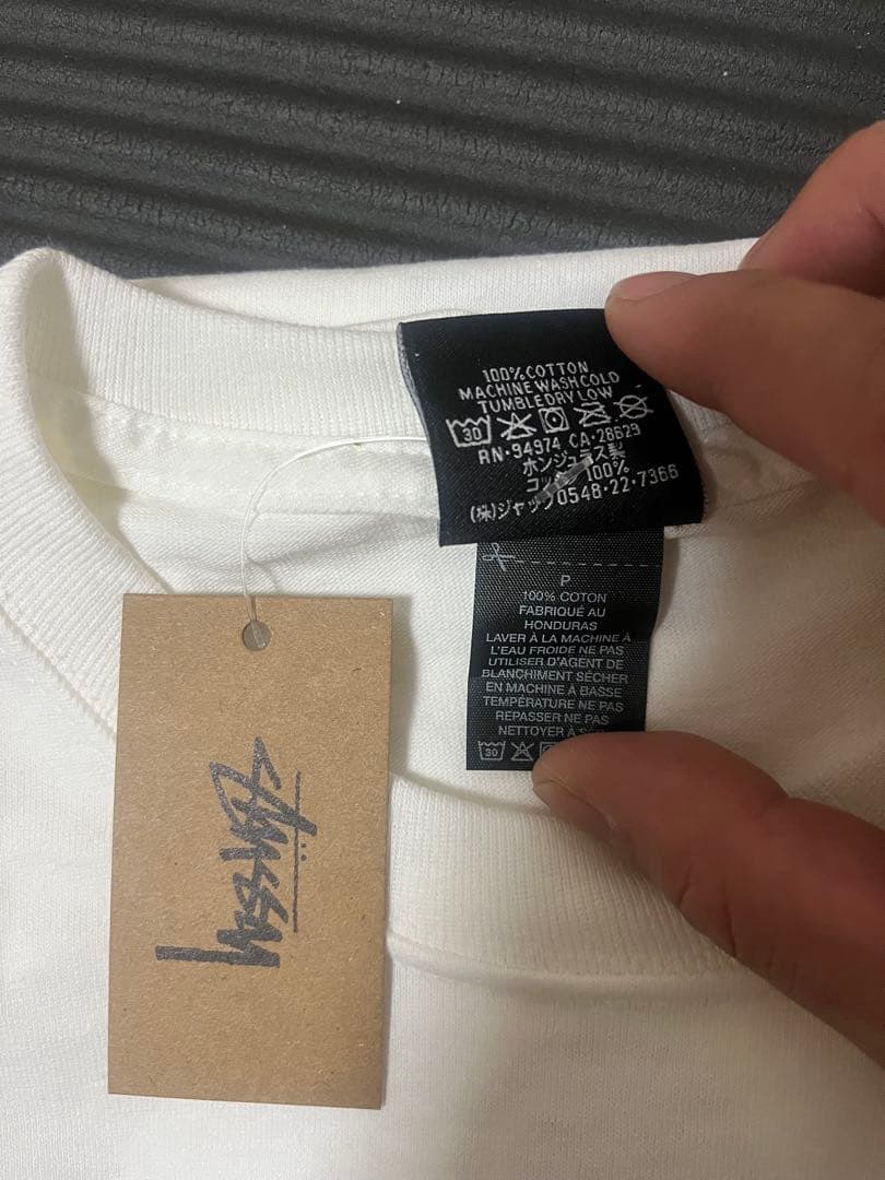 ※新品未使用品】STUSSY CROWN BAND TEE / WHITE