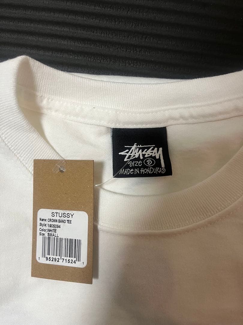 ※新品未使用品】STUSSY CROWN BAND TEE / WHITE