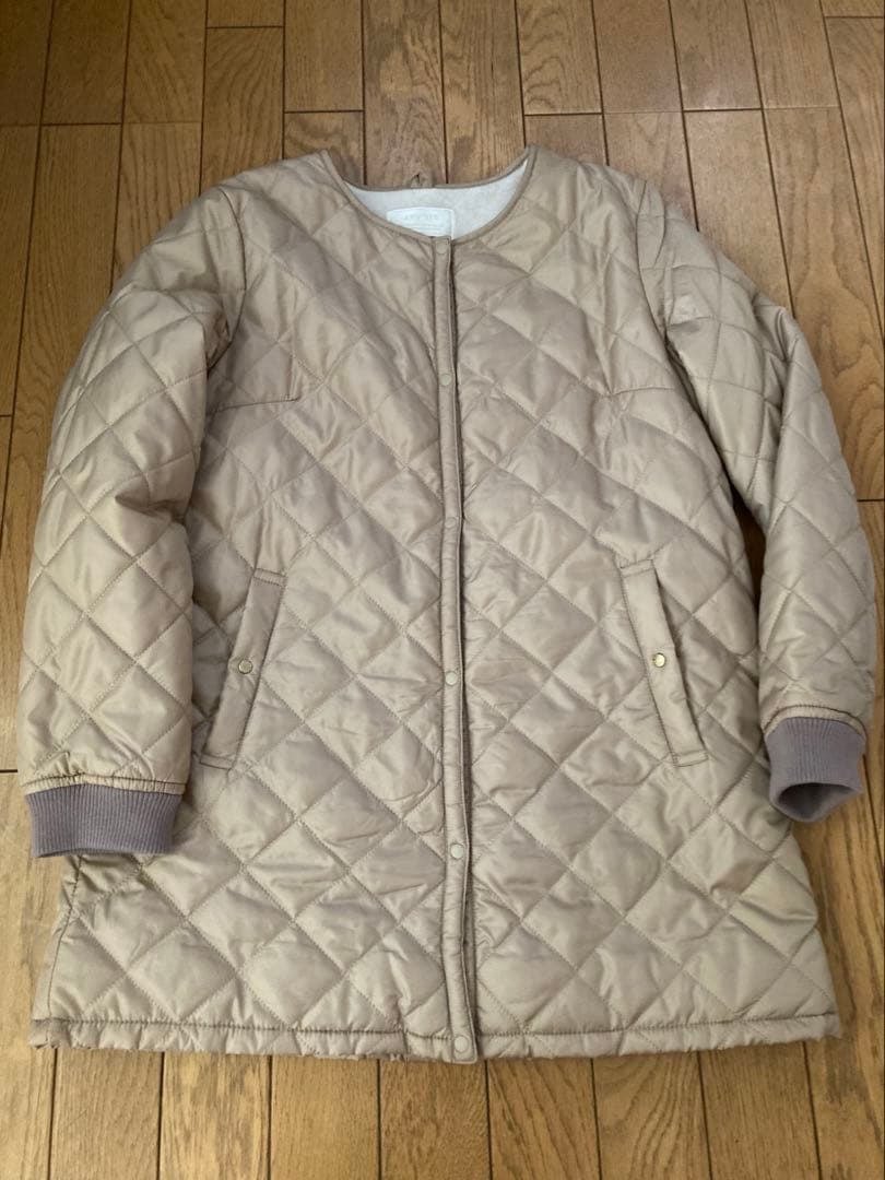 美品　anySiS フード付き　3WAY モッズコート　ベージュ