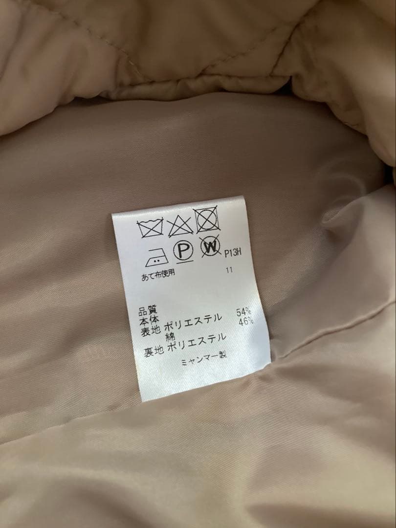 美品　anySiS フード付き　3WAY モッズコート　ベージュ