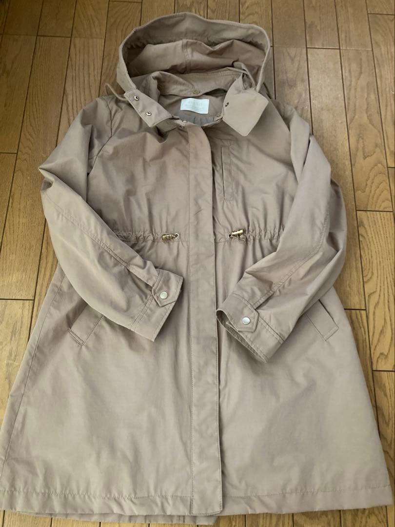 美品　anySiS フード付き　3WAY モッズコート　ベージュ