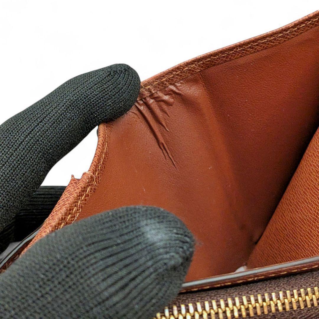 良品 ルイヴィトン コンパクトジップ モノグラム 二つ折り財布 ①
