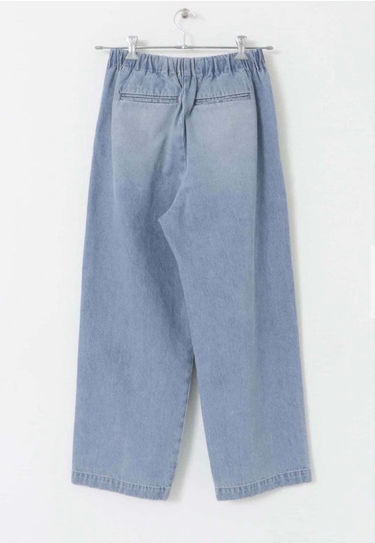 かぐれ フェードデニムイージーパンツ L/INDIGO 新品タグ付き