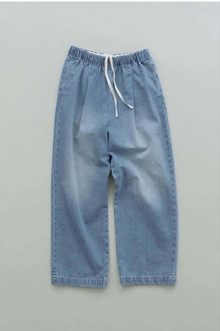 かぐれ フェードデニムイージーパンツ L/INDIGO 新品タグ付き