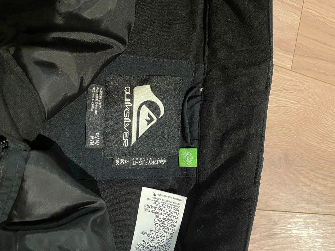 Quiksilver ブラック スノーボードパンツ　子供用　150cm