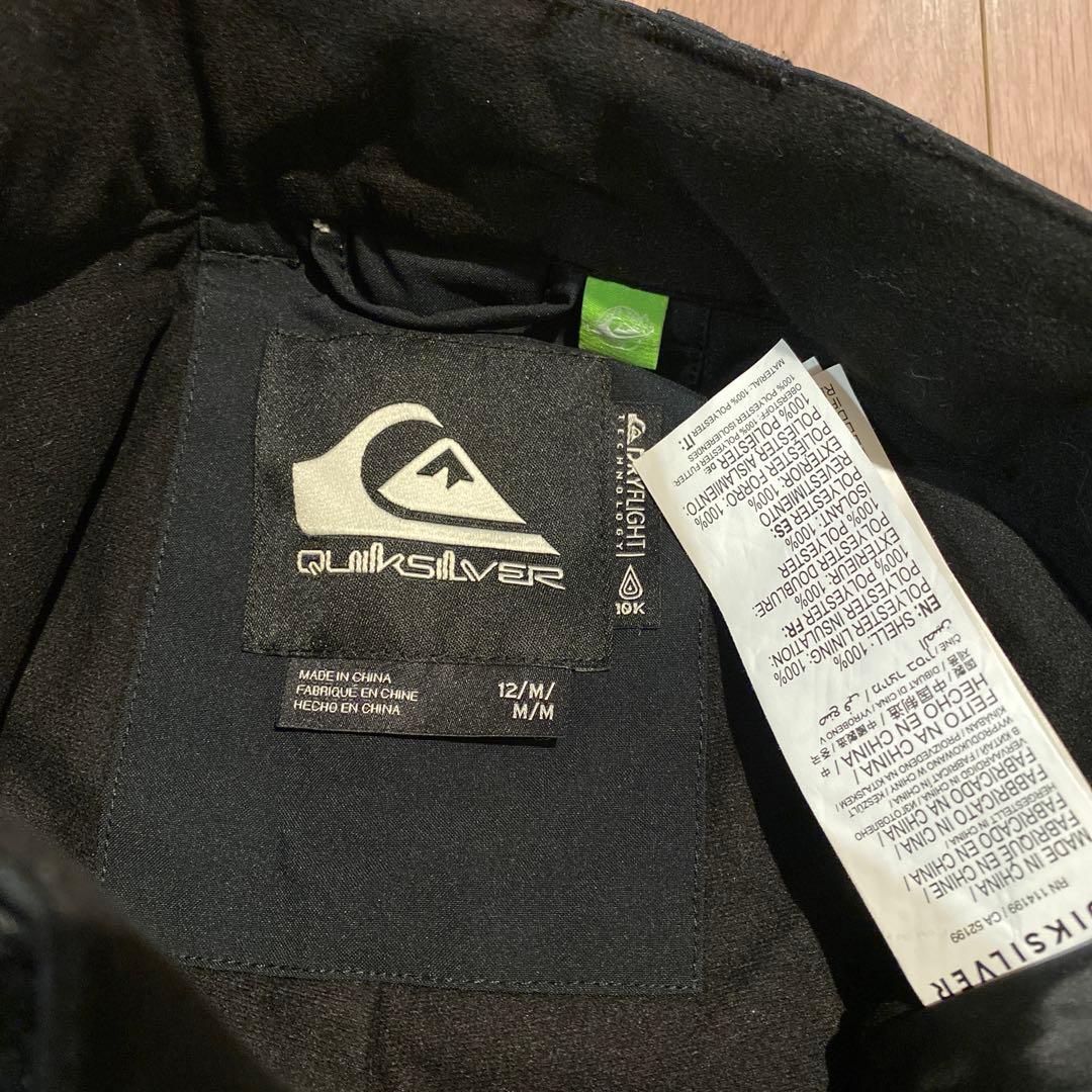 Quiksilver ブラック スノーボードパンツ　子供用　150cm