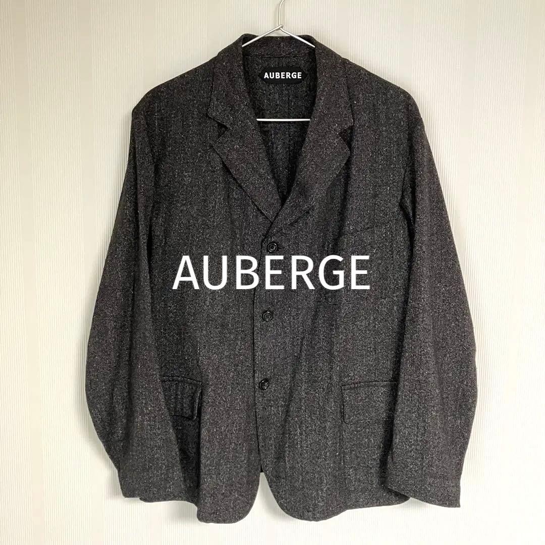 希少AUBERGE eiffel noir ブラックシャンブレー38サックコート