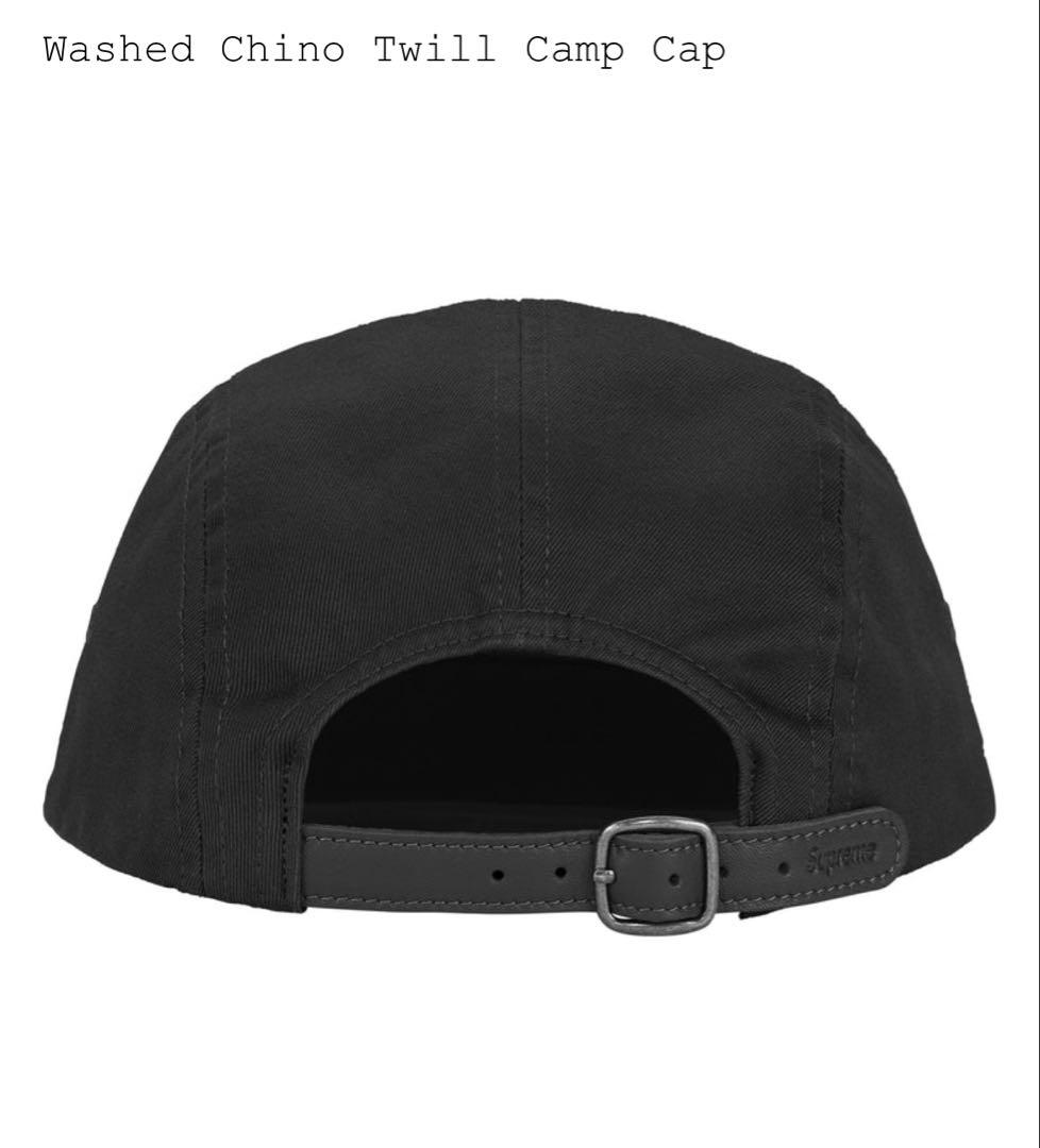 帽子 supreme Washed Chino Twill Camp Cap 2026