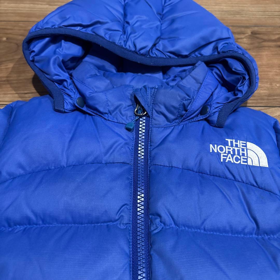 THE NORTH FACE 青 ダウン　90cm