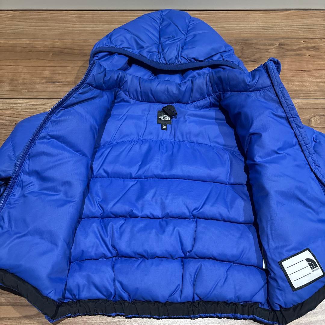 THE NORTH FACE 青 ダウン　90cm