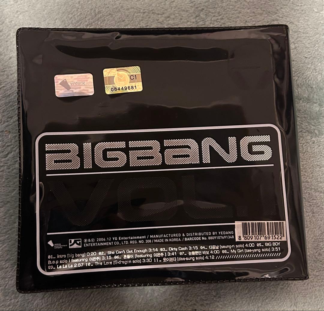 BIGBANG 【VOL.1】 韓国盤CD 1集 SINCE2007 フィルム付