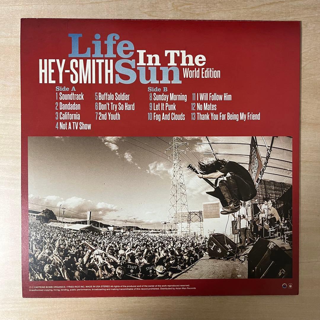 HEY-SMITH Life In The Sun LP レコード