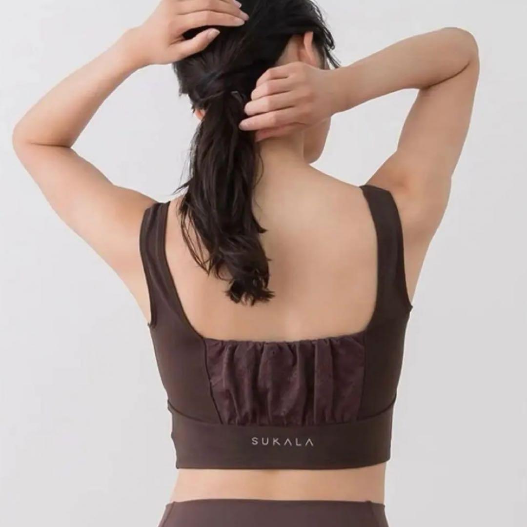 SUKALA LAVA フラワーレースブラトップ ブラウン S 新品未使用