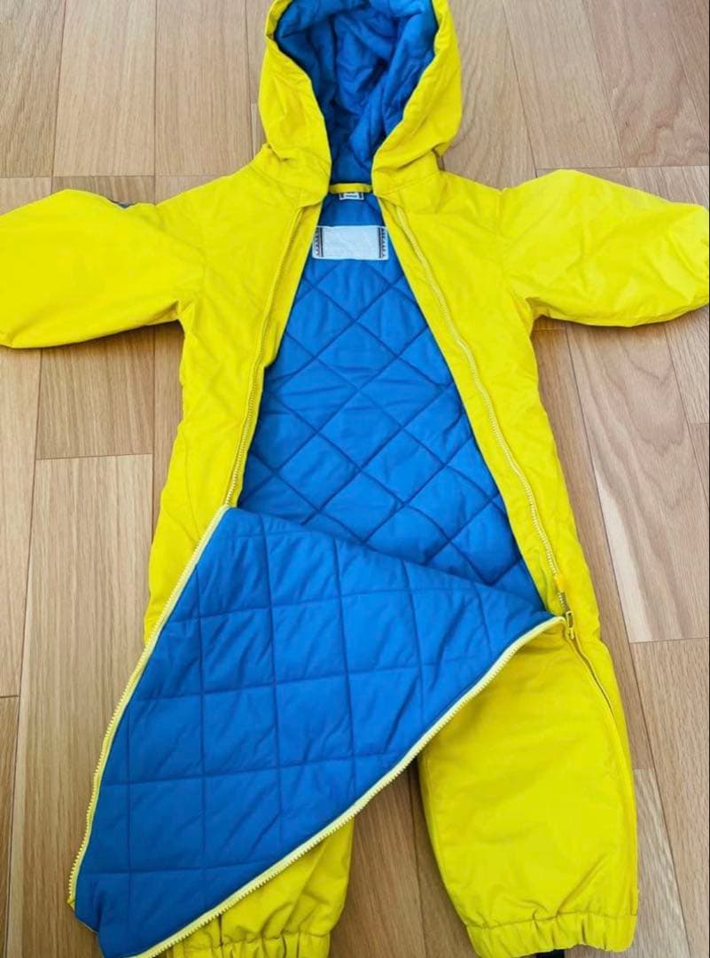 【超⭐︎美品】モンベルスキーウェア イエロー 80サイズ