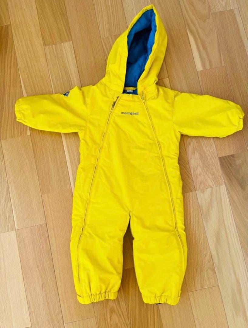 【超⭐︎美品】モンベルスキーウェア イエロー 80サイズ