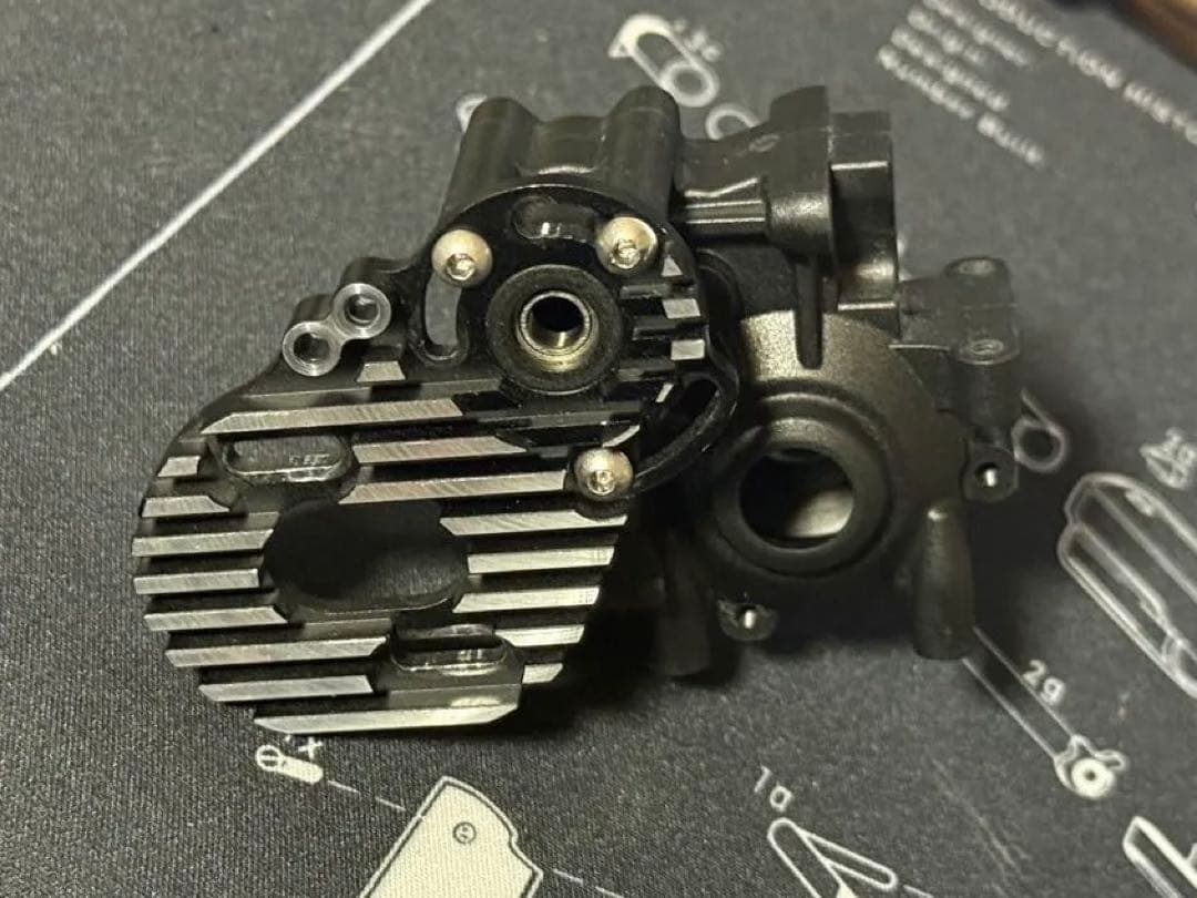 ヨコモ YD-2シリーズ用 リヤモーターコンバージョンキット アルミ部品多数