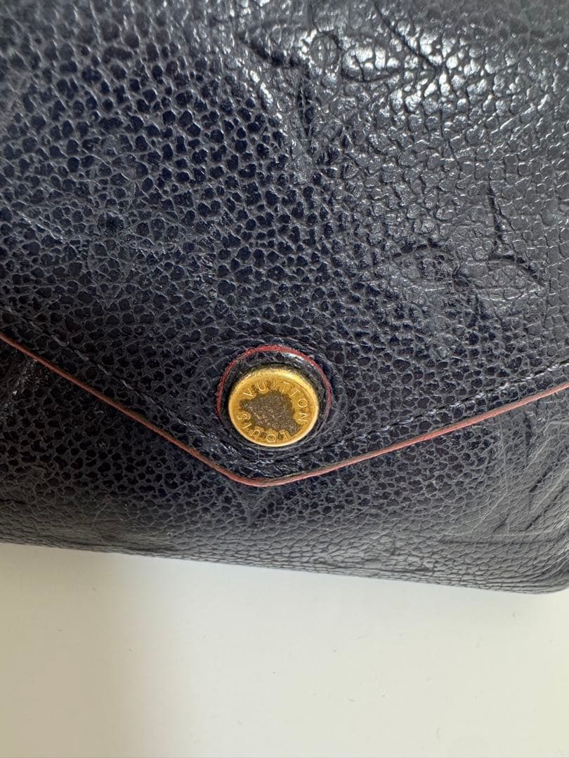 Louis Vuitton ネイビー 三つ折り財布