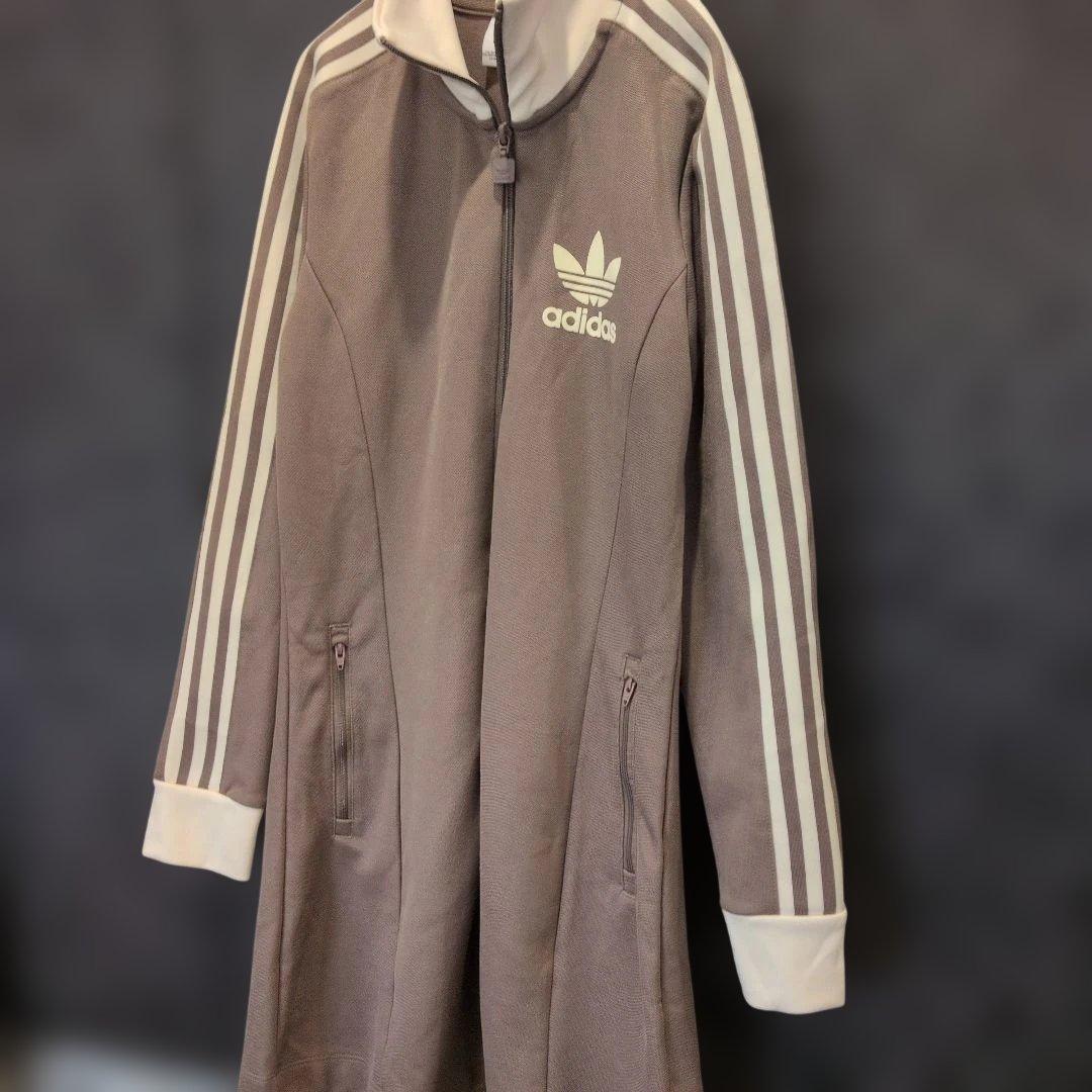 adidas originalスリーストライプス トラックトップ ワンピース M