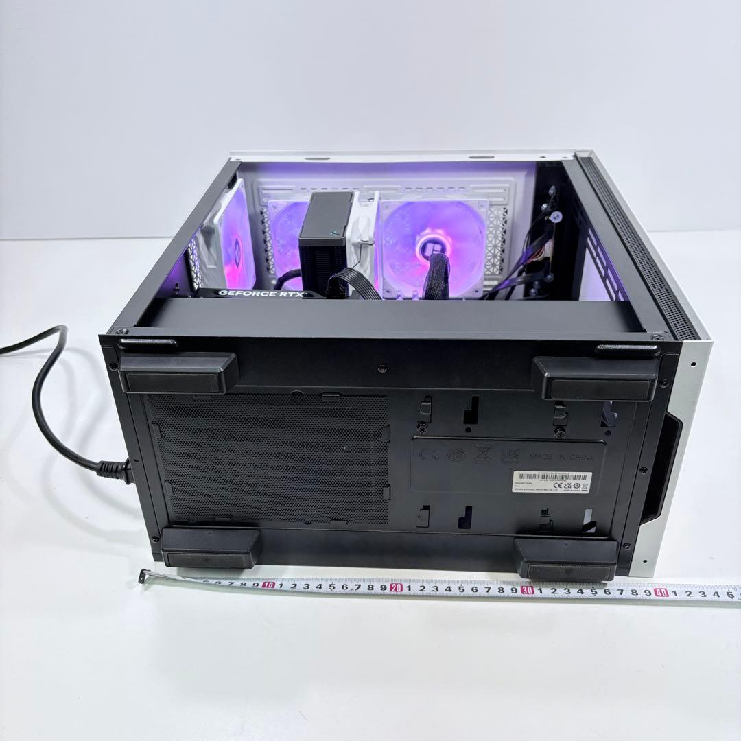 やや美品 自作ゲーミングPC Ryzen5 5600 RTX4060 色変LED