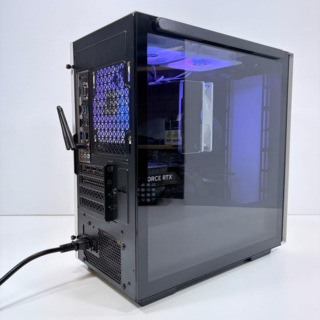 やや美品 自作ゲーミングPC Ryzen5 5600 RTX4060 色変LED