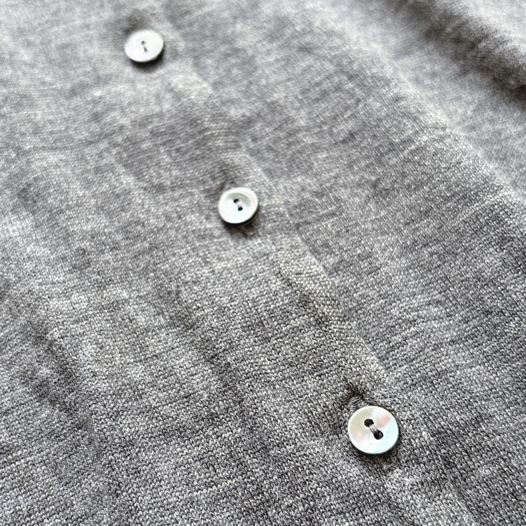ジョンスメドレー✨JOHN SMEDLEY カーディガン メリノウール L