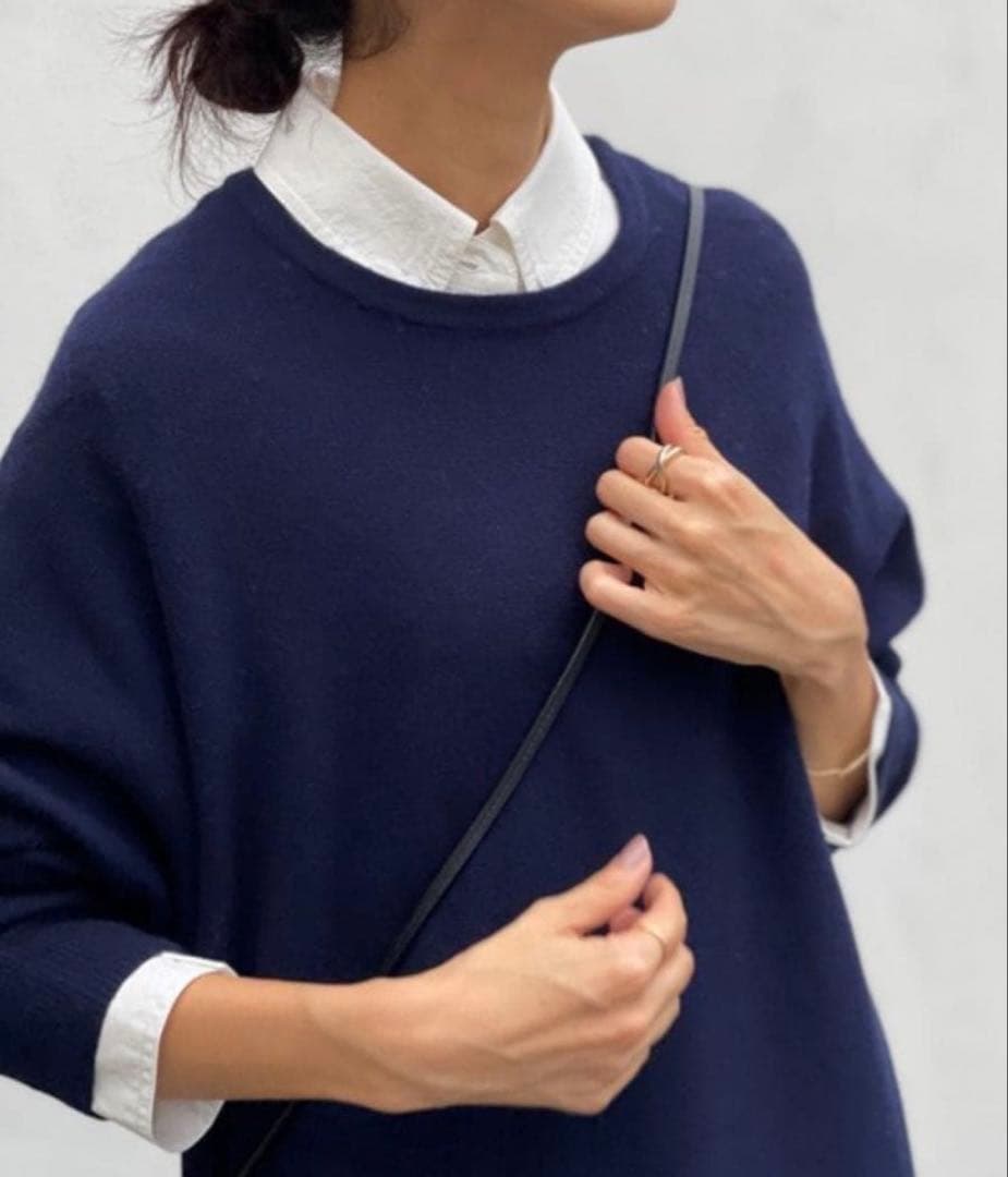 【最終値下げ】【定価24200円】ビアズリー ビッグロングクルーニット