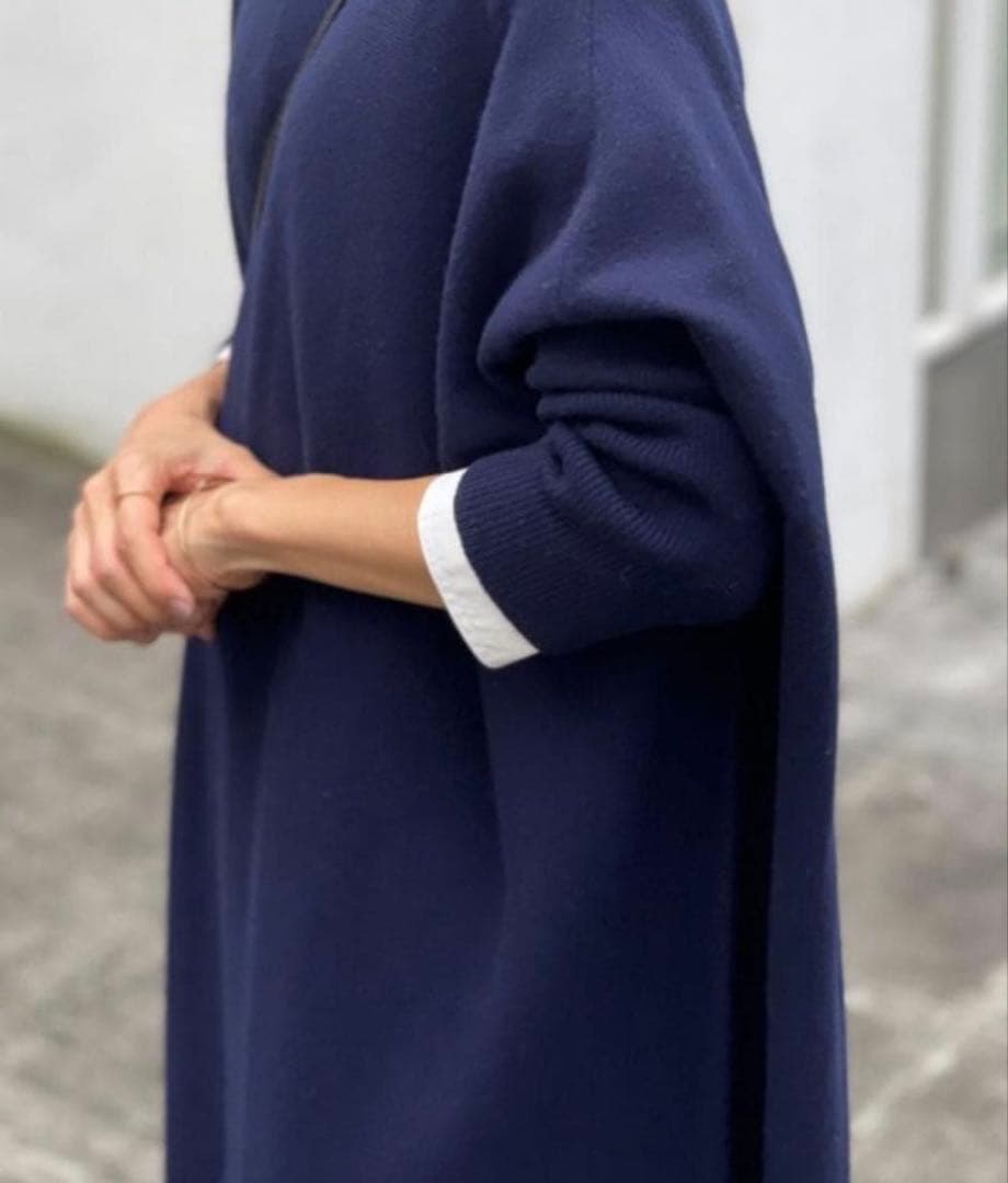 【最終値下げ】【定価24200円】ビアズリー ビッグロングクルーニット