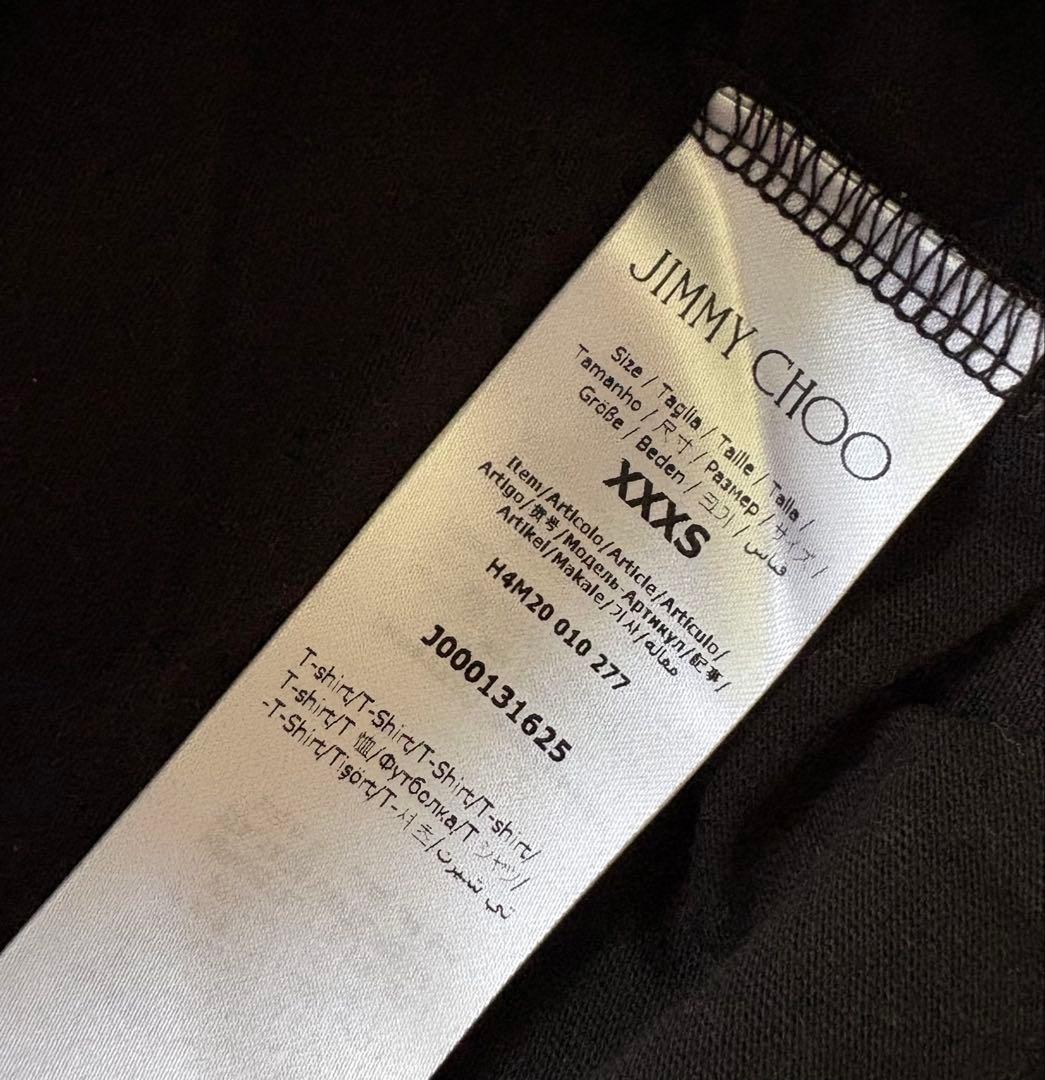 JIMMY CHOO メタリックロゴＴシャツ