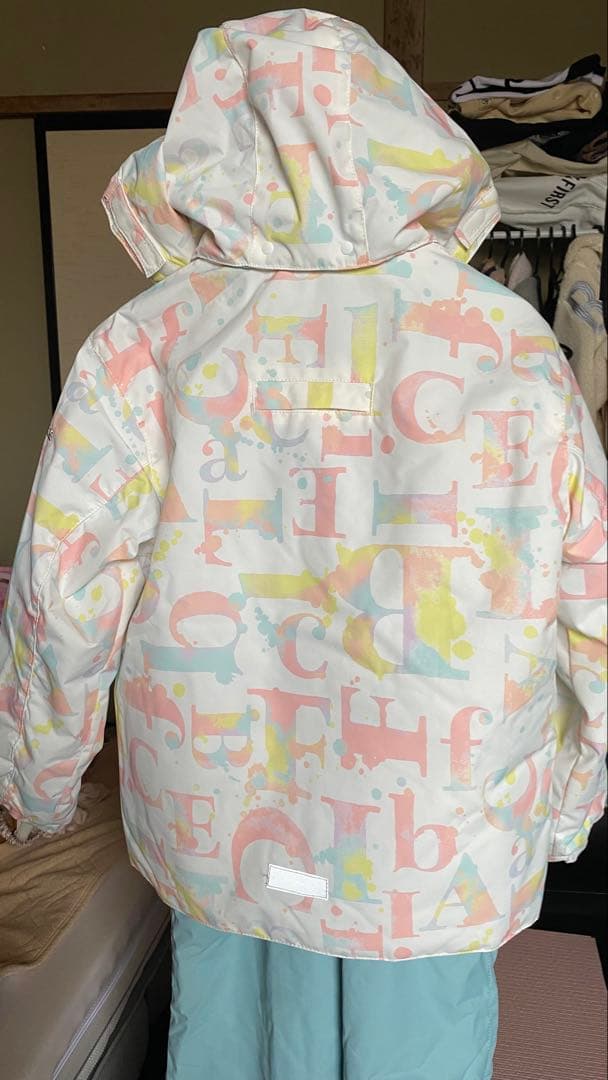 ★美品★FABRICE★女の子スキーウエア★130cm★サイズ調整機能付き★