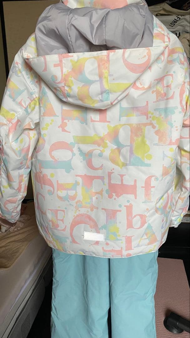 ★美品★FABRICE★女の子スキーウエア★130cm★サイズ調整機能付き★