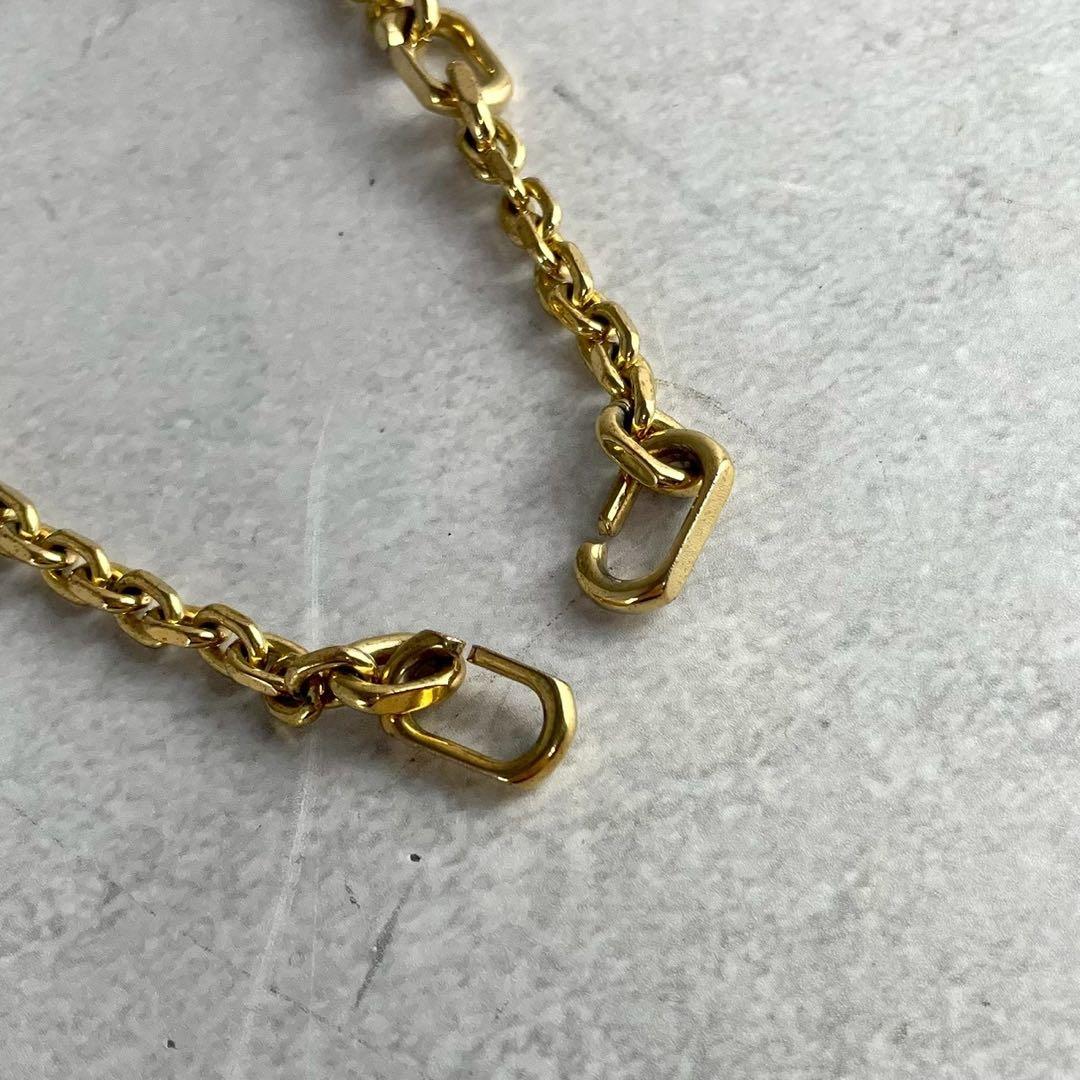 現行/美品 GIVENCHY パドロック ゴールド 4Gロゴ 南京錠 チェーン