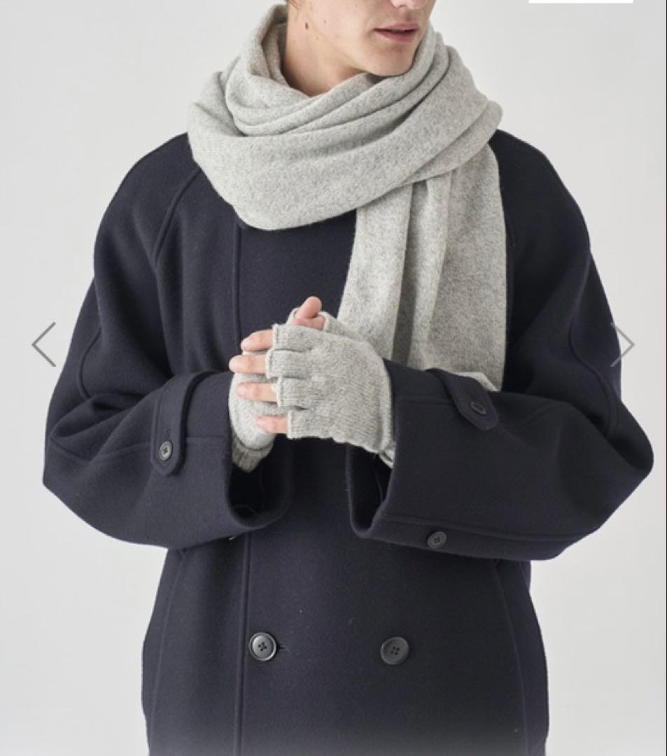 美品 ジョンスメドレー 手袋 ニットグローブ 英国製 カシミア混 スマホ対応