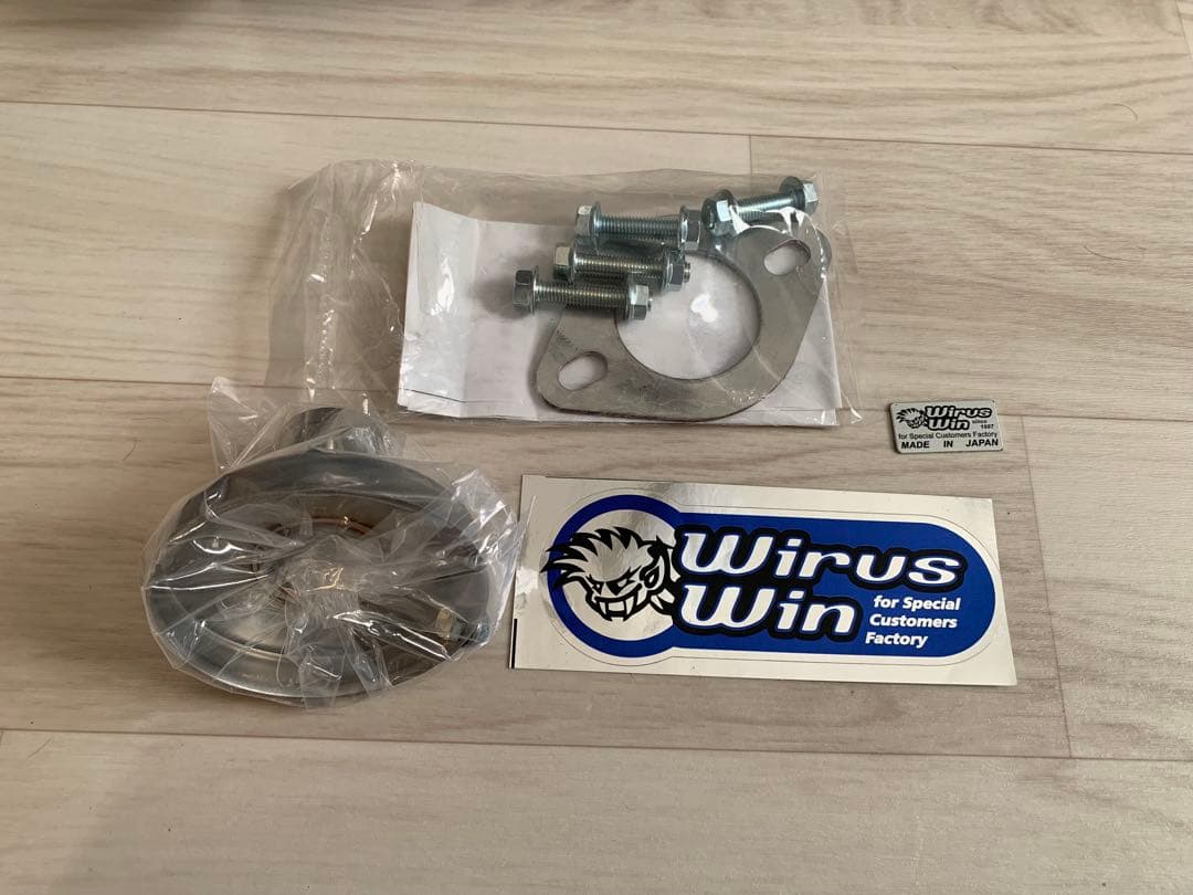 【開封済み未使用】ジムニー　ja71v wirus winマフラー