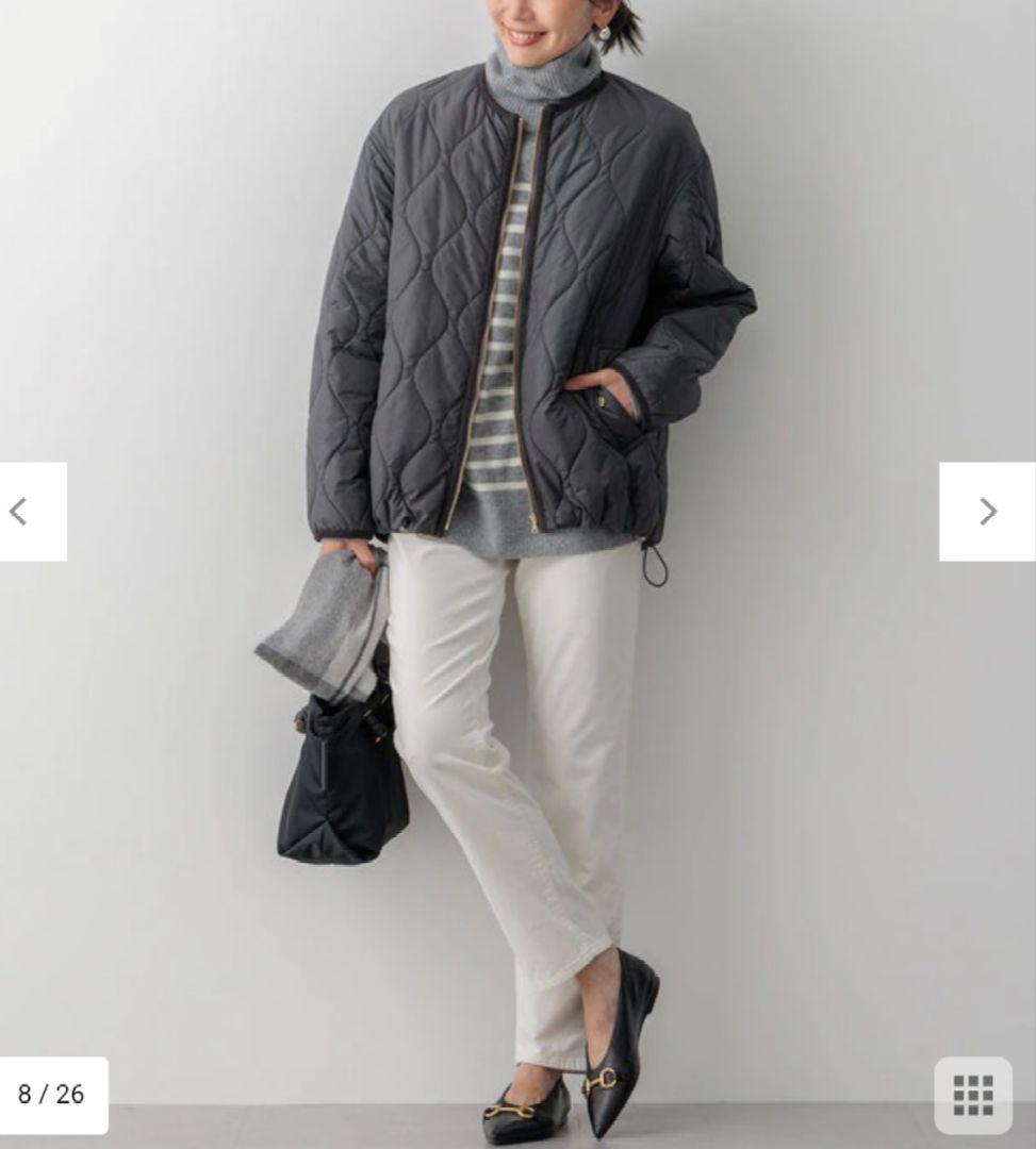 新品✩︎⡱23区DENIM❤︎ ベルベット ストレッチデニム オフホワイト 32