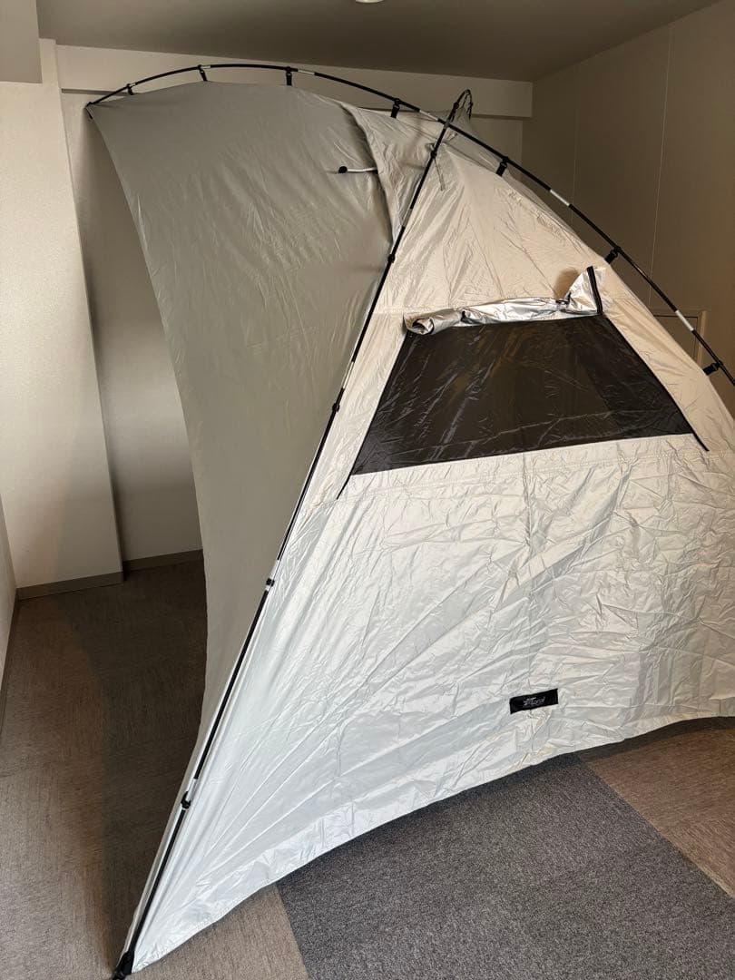 FIELDOORカーサイドタープ 250cm×350cm　テントポール2本付