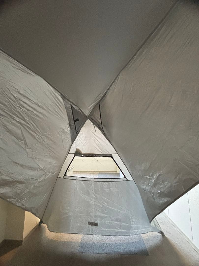 FIELDOORカーサイドタープ 250cm×350cm　テントポール2本付