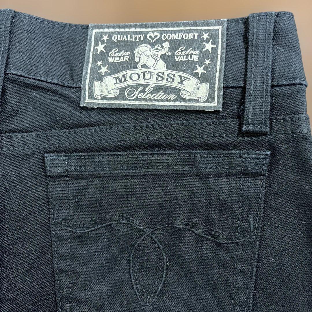 空　　MOUSSY Selection ブラックブーツカットデニム