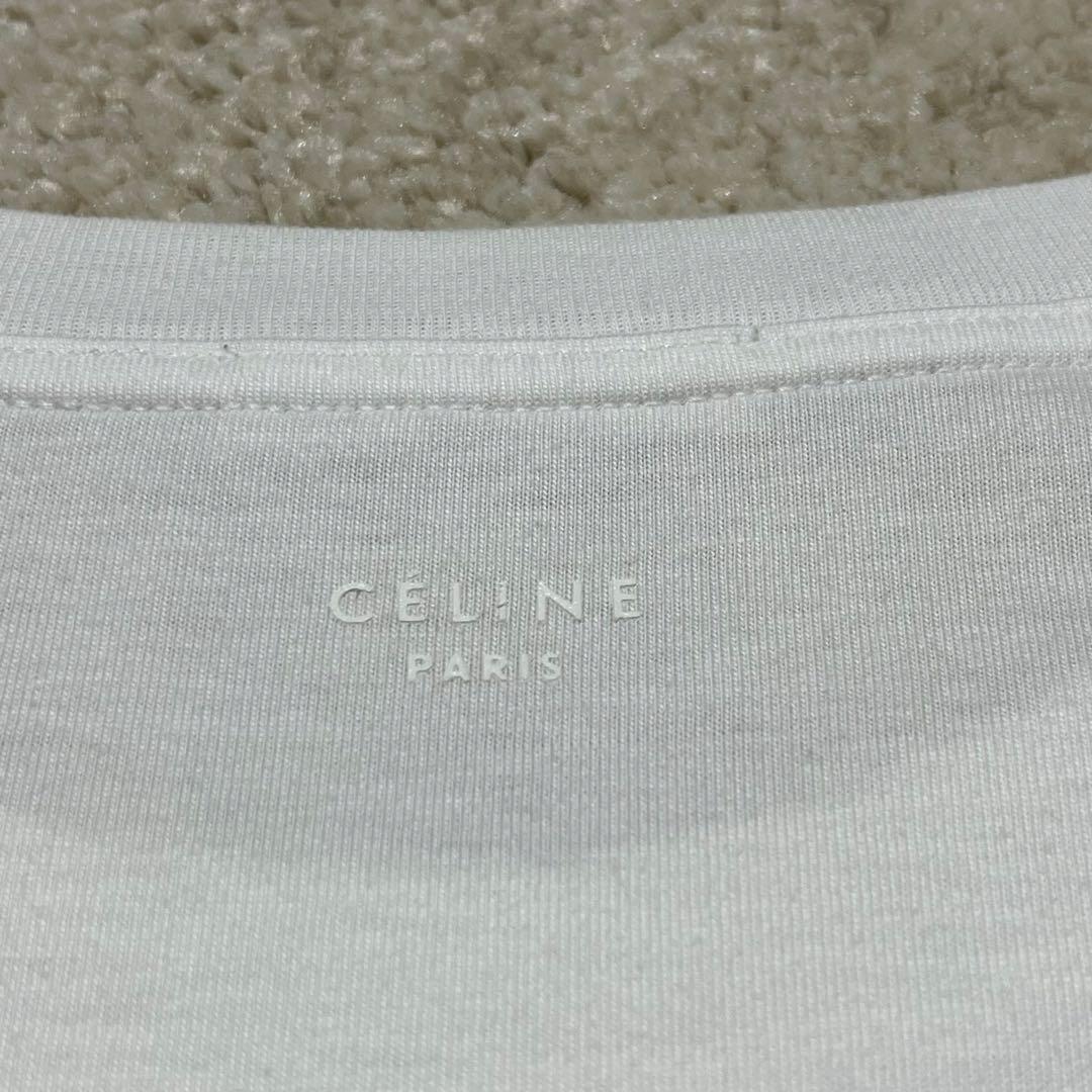 美品 超希少 セリーヌCELINE フィービー期 白T 無地 ユニセックス M