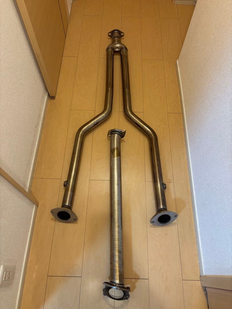 210クラウン GRS210 スリーキャッツ製 ステンレス中間ストレートマフラー
