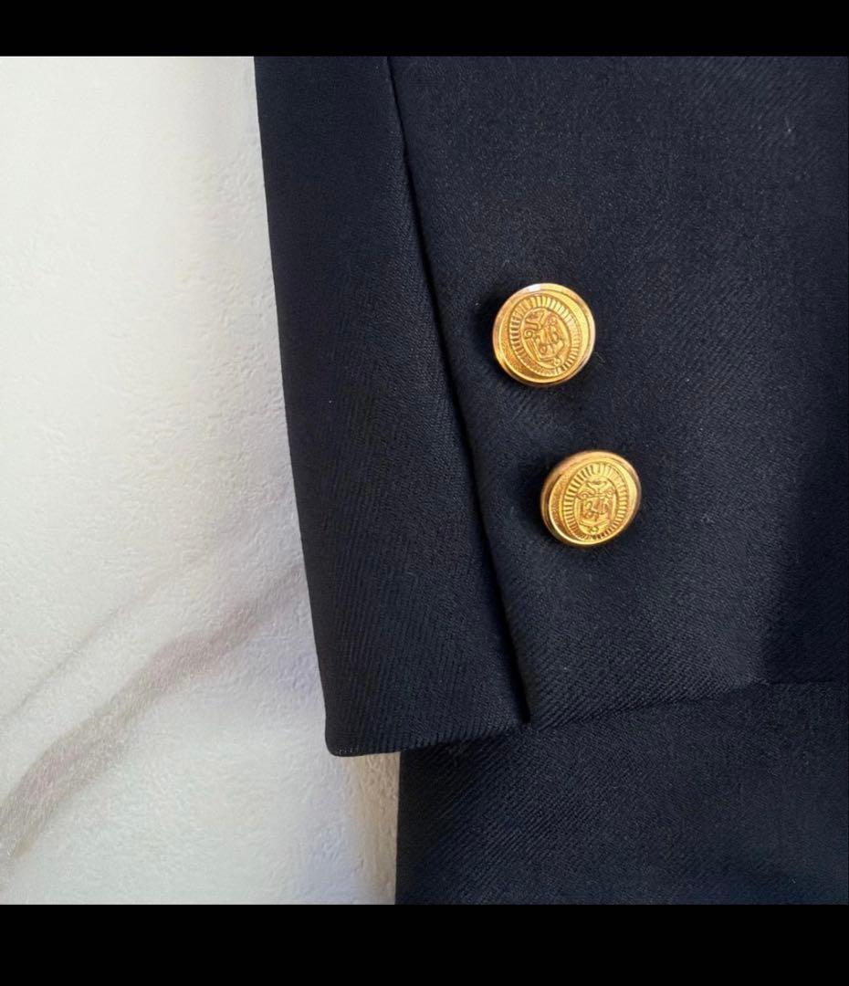 美品 BROOKS BROTHERS 紺ブレ 金ボタン テーラード ジャケット