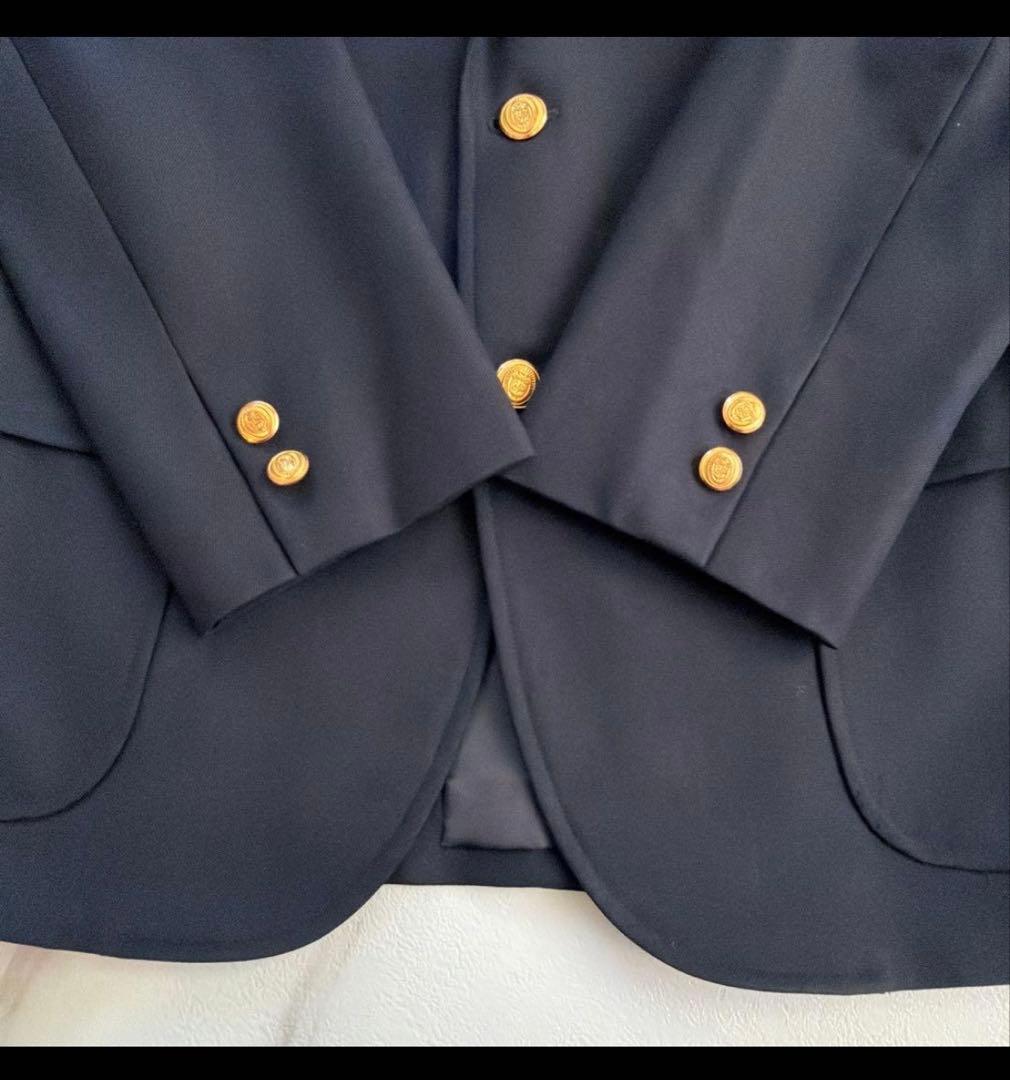 美品 BROOKS BROTHERS 紺ブレ 金ボタン テーラード ジャケット