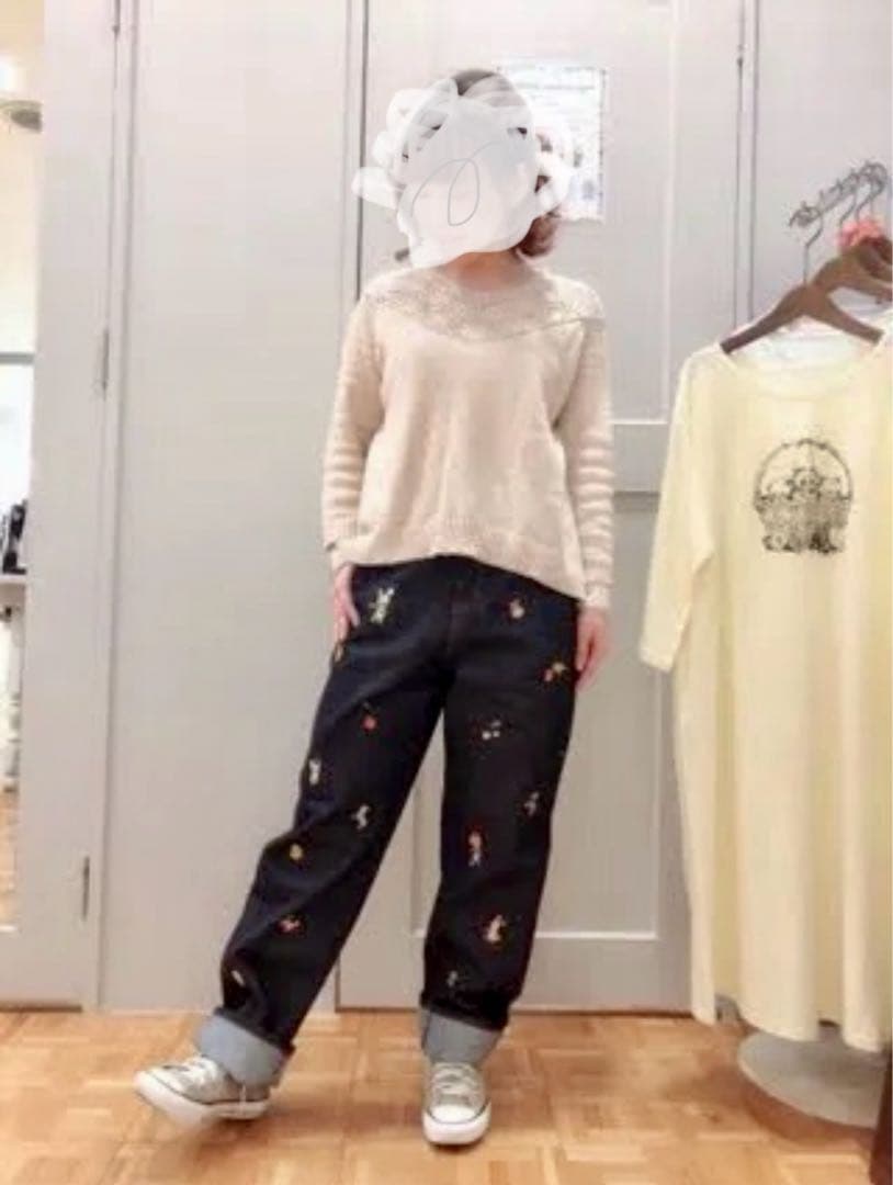 フランシュリッペ★刺繍デニムパンツ★歴代キャラクター