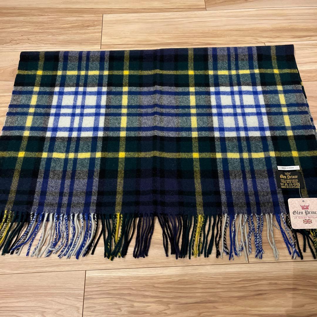 Glen Prince チェック 大判　ストール　ショール