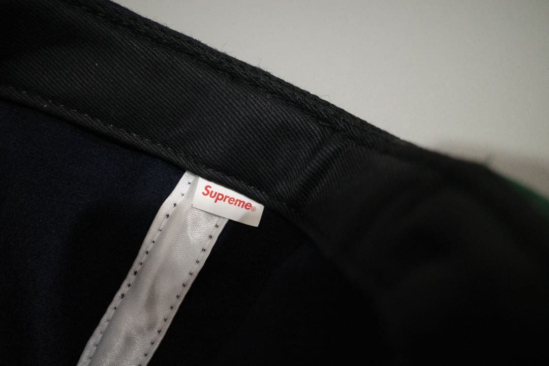 【美品】Supreme × EbbetsコラボSロゴウールキャップ