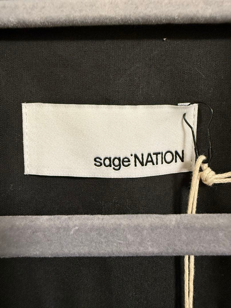 【新品】sage NATION ZUSHI JACKET ブラック タグ付