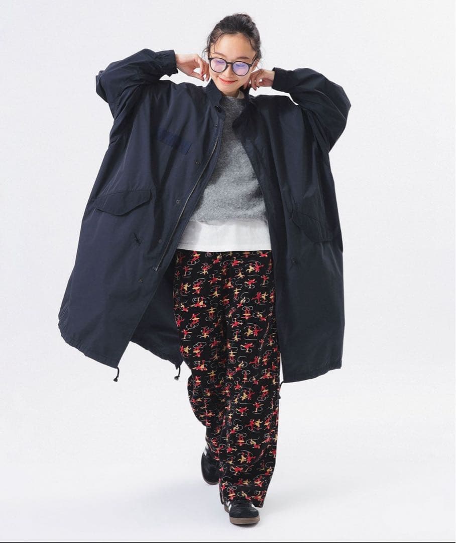 BEAMS BOY SOLOTEX M-65 パーカー　モッズコート